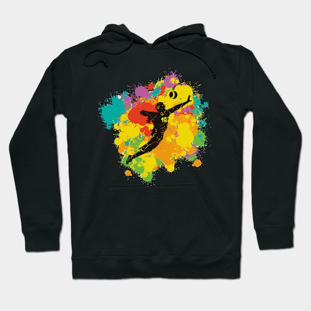 Fitball Color Splashes Hoodie by DaSy23